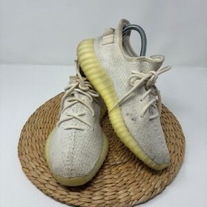 Adidas Yeezy Boost 350 V2 Cream White Triple‎ White CP9366 Men's Size 7 Sneakers
